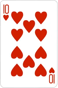 10♥